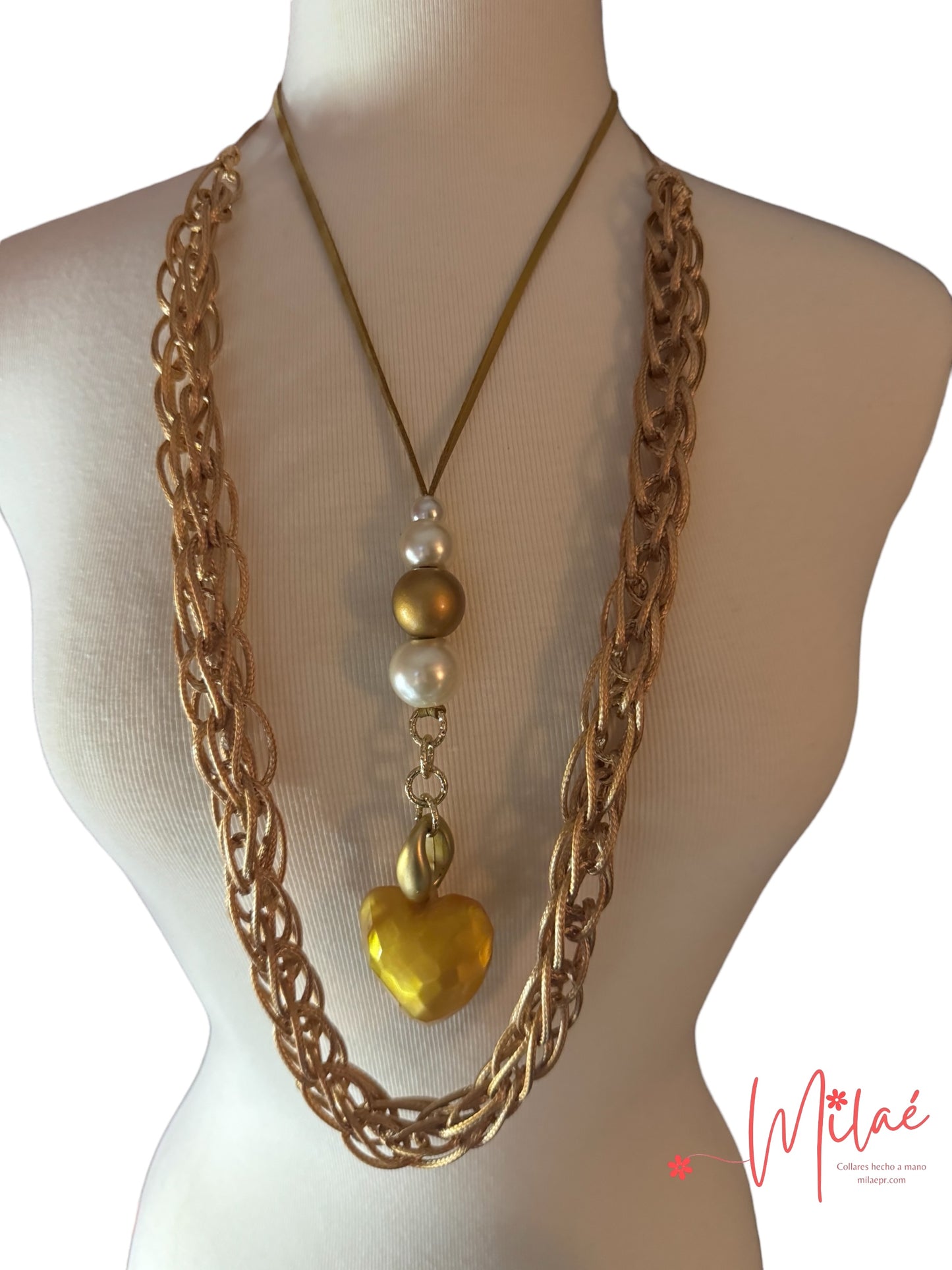 Resin Collar hecho a mano Mix & Match